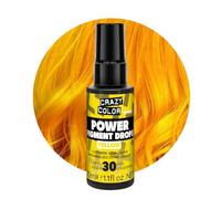 Crazy Color Yellow Power Pigments 30 Uses 30ml | Ultra Concentrated Pigments, Custom Toner & Semi-Permanent Dye from Home, Vegan Formula, No Bleach or Ammonia