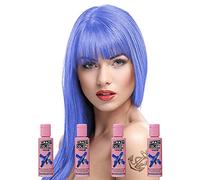 Crazy Colour Semi Permanent Hair Dye By Renbow Lilac No.55 (100ml) Box of 4