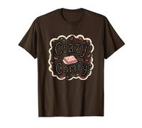 Crazy Comfy Freak in The Sheets Cozy Bedtime Humor T-Shirt, Men, Brown, M