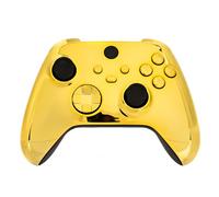 Crazy Controllerz Customz Series Custom Wireless Controller for Xbox One Series X S PC - Gold Chrome Design