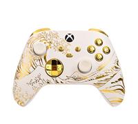 Crazy Controllerz Customz Series Custom Wireless Controller for Xbox One Series X S PC - Gold Crush Design