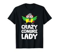Crazy Conure Lady T-Shirt