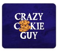 Crazy Cookie Guy Baking Biscuits Choc Chip Mouse Mat Pad 24cm x 19cm