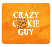 Crazy Cookie Guy Baking Biscuits Choc Chip Mouse Mat Pad 24cm x 19cm