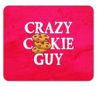 Crazy Cookie Guy Baking Biscuits Choc Chip Mouse Mat Pad 24cm x 19cm