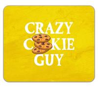 Crazy Cookie Guy Baking Biscuits Choc Chip Mouse Mat Pad 24cm x 19cm