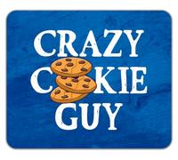 Crazy Cookie Guy Baking Biscuits Choc Chip Mouse Mat Pad 24cm x 19cm