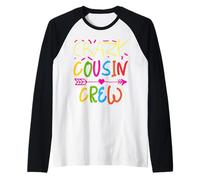 Crazy Cousin Crew Funny Family Matching Group Raglan Baseball Tee