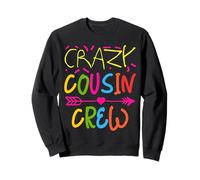 Crazy Cousin Crew Funny Family Matching Group Sweatshirt