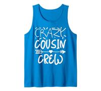 Crazy Cousin Crew Funny Family Matching Group Tank Top