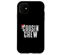 Crazy Cousin Crew Retro Matching Group Christmas Santa Hat Case for iPhone 11
