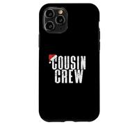Crazy Cousin Crew Retro Matching Group Christmas Santa Hat Case for iPhone 11 Pro