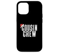 Crazy Cousin Crew Retro Matching Group Christmas Santa Hat Case for iPhone 12/12 Pro
