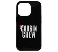 Crazy Cousin Crew Retro Matching Group Christmas Santa Hat Case for iPhone 13 Pro