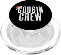 Crazy Cousin Crew Retro Matching Group Christmas Santa Hat PopSockets PopGrip for MagSafe