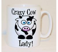 Crazy Cow Lady Ceramic Mug Great Novelty Gift