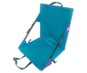 Crazy Creek LongBack Chair | Extended Back Folding Camp Chair in Purple Crazy Creek Purple