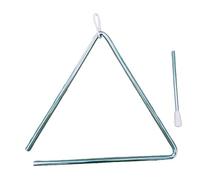 Crazy Crew Music Set of 6 Triangles 4", 5", 6", 7", 8", 9" Hand Percussion Musical Instruments