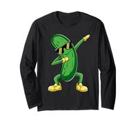 Crazy Cucumber Lady Vegetarian Pickle Vegetable Cucumber Long Sleeve T-Shirt