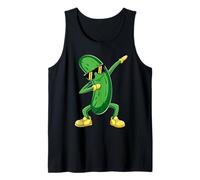 Crazy Cucumber Lady Vegetarian Pickle Vegetable Cucumber Tank Top