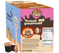 Crazy Cups Creamy Eggnog, Hot Chocolate Capsules, Perfect Eggnog Cream Flavored Hot Chocolate for Keurig K Cups Brewers, Smooth and Creamy Eggnog, Hot Cocoa Mix, Pack of 22