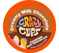 Crazy Cups Creamy Milk Hot Chocolate; 17g per K-cup; 22ct