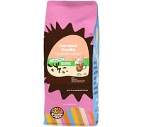 Crazy Cups Decaffeinated Flavoured Ground Coffee Caramel Vanilla in 10oz Bag for Brewing Flavored Hot or Decaffeinated Coffee