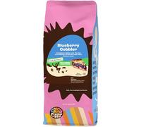 Crazy Cups Flavored Ground Decaf Blueberry Coffee, Decaffeinated Blueberry Cobbler Coffee in 10 oz Bag, For Brewing Flavored Hot or Iced (Pack of 1)