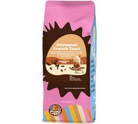 Crazy Cups Ground Coffee, Cinnamon French Toast in 10oz Bag for Brewing Flavored Hot or Iced Coffee