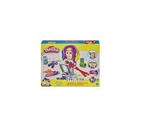Crazy Cuts Stylist Hair Salon Pretend Play Toy for Kids 3 Years and Up with 8 Tri-Color Cans, 57 Grams Each, Non-Toxic