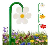 Crazy Daisy Sprinkler, Crazy Dancing Daisy Sprinkler, 360 Degree Rotating Flower Water Sprinkler Toy, Fun Dancing Yard Sprinklers for Lawn Irrigation and Outdoor Summer Play (White)