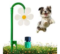 Crazy Daisy Sprinkler Crazy Dancing Flower Water Sprinklers, Daisy Water Sprinkler for Dogs, 360° Rotating Sun Flower Dancing Lawn Sprinklers - for Yard Watering, Dogs Playing (White)