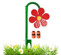 Crazy Daisy Sprinkler, Flower Water Toy, Rotating Outdoor Game, 360° s pi nning Spray And Easy Hose Connection, Bright Yellow Design For Backyard Play, Kids, Dogs, Yard Décor