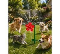 Crazy Daisy Sprinkler for Dogs, Crazy Daisy Water Sprinkler