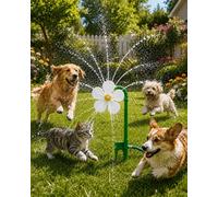 Crazy Daisy Sprinkler for Dogs, Crazy Daisy Water Sprinkler