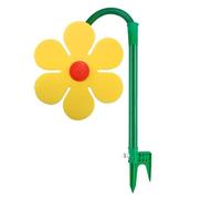 Crazy Daisy Sprinkler,Outdoor Water Sprinkler Toy Dancing Daisy Yellow Garden Water Feature Sprinkler Sprinkler Splash Toy with Roating Nozzles Lawn Outdoor Play Paddling Hose Keep Cool