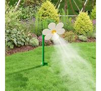 Crazy Daisy Sprinkler-Rotating Dancing Flower Water Sprinkler for Lawn & Garden, Fun Irrigation Tool for Yard Watering Kids & Pets Playing, Durable Plastic Base with Vibrant Design