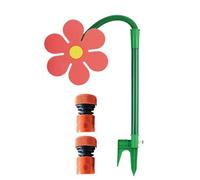 Crazy Daisy Sprinklers, 360° Rotating PlasticDancing Flower Sprinklerswith Stake, Funny Sun Flower Sprinklers Stake For Garden Yard Patio, Kids Water Play
