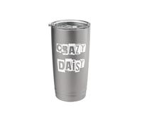Crazy Daisy Stainless Steel Insulated Tumbler