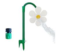 Crazy Daisy Water Sprinkler, Crazy Daisy Sprinkler, Suitable for Yard, Lawn Garden Watering, Fun Irrigation Tool for Yard Watering Kids & Pets Playing (White)
