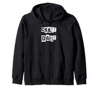 Crazy Daisy Zip Hoodie