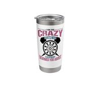 Crazy Darts Mom Everybody Warned You About Dart Board Stainless Steel Insulated Tumbler