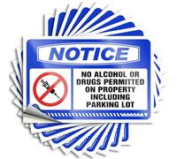 Crazy, Decals Helmet Notice No Alcohol Or Drugs Permitted On Property Including Parking Lot | Math Grunge Room Decor Aesthetic(6X9CM)