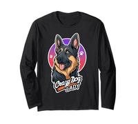 Crazy Dog Lady German Shepherd for Dog Lovers Long Sleeve T-Shirt