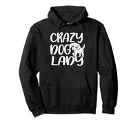 Crazy Dog Lady Lifes Surrounded by Paws Fur And Loves Dogs Pullover Hoodie