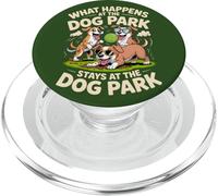 Crazy Dog Lover Humor for Dog Mom Dad Pet Parent Funny PopSockets PopGrip for MagSafe