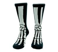 Crazy Dog T-Shirts Men's Feet Bones Socks Funny Spooky Skeleton Bone Joke Footwear