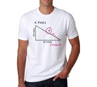 Crazy Dog T-Shirts Unisex-Adult Mens 99find, White, S