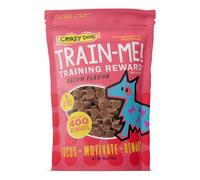 Crazy Dog Train-Me! Training Treats 16 oz. Pouch, Bacon Flavor, with 400 Treats per Bag, Recommended by Dog Trainers