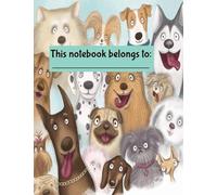 Crazy Dogs Wide-Ruled Composition Notebook